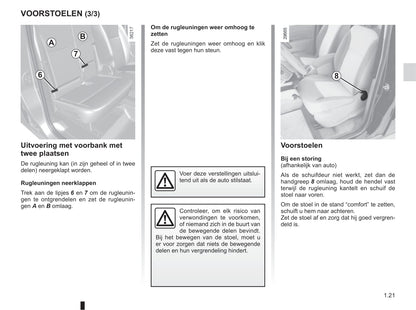 2016-2017 Renault Kangoo Owner's Manual | Dutch