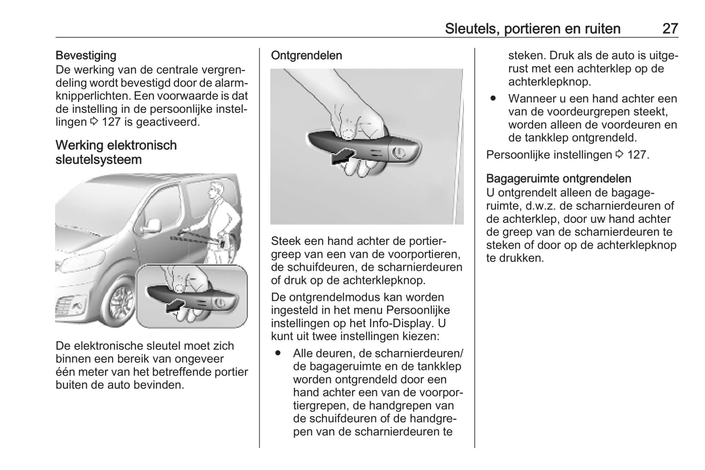 2019-2021 Opel Zafira Life Bedienungsanleitung | Niederländisch