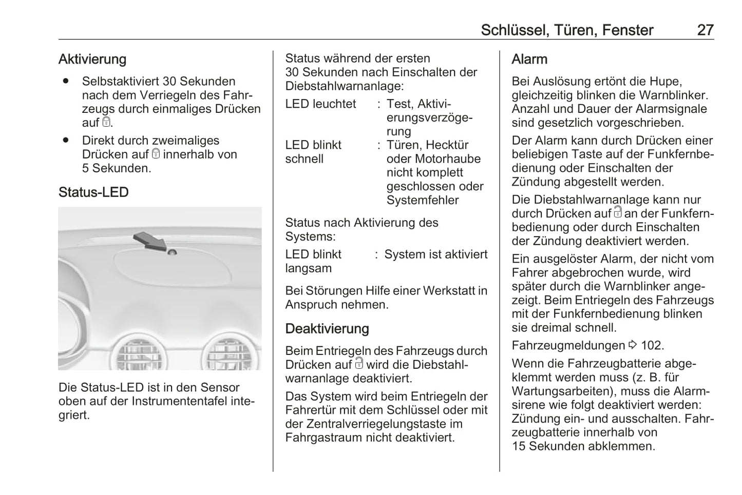 2019 Opel Adam Bedienungsanleitung | Niederländisch