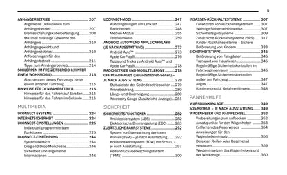 2020-2021 Jeep Gladiator Owner's Manual | German