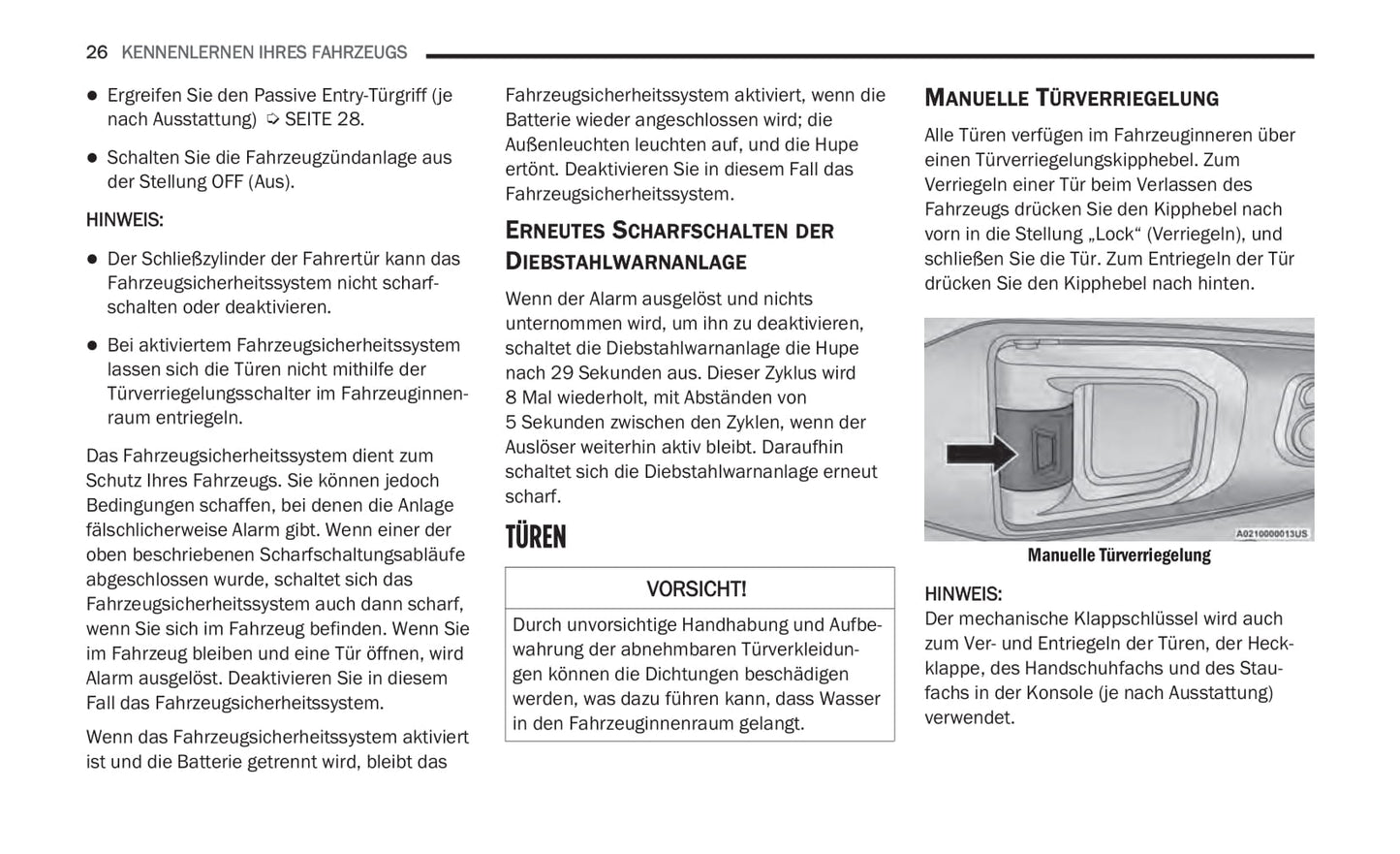 2020-2021 Jeep Gladiator Owner's Manual | German