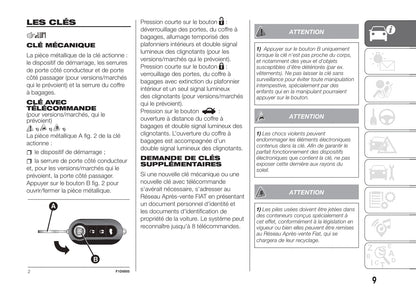 2017-2018 Fiat Panda Gebruikershandleiding | Frans