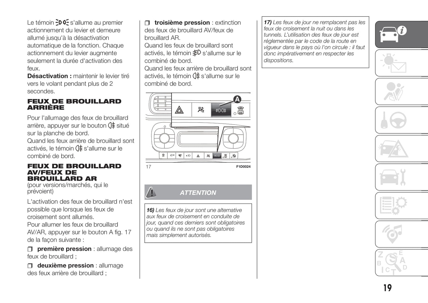 2017-2018 Fiat Panda Gebruikershandleiding | Frans