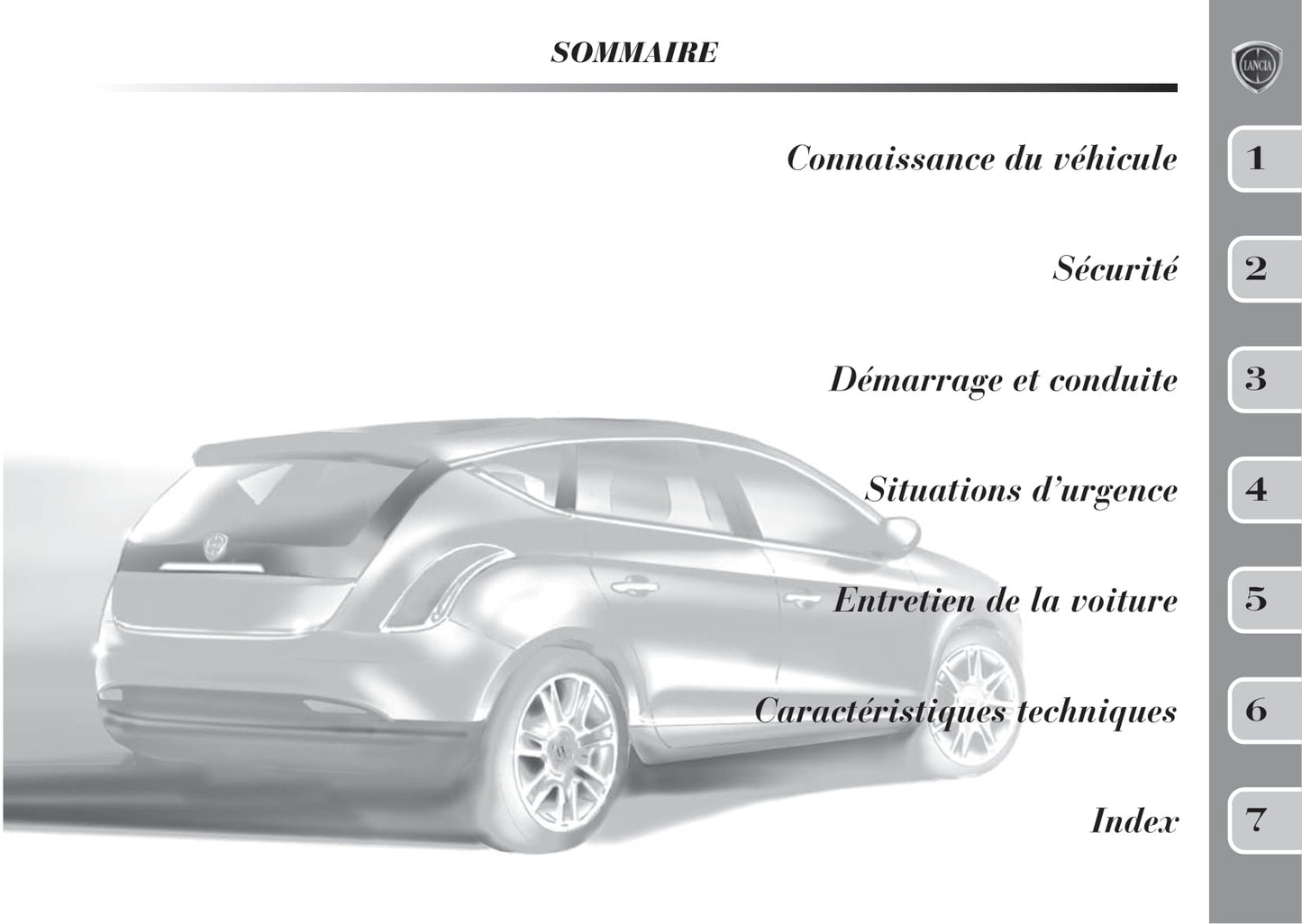 2011-2015 Lancia Delta Bedienungsanleitung | Französisch