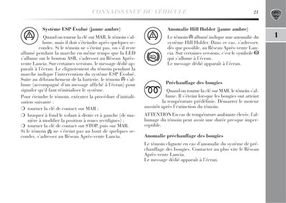 2011-2015 Lancia Delta Bedienungsanleitung | Französisch