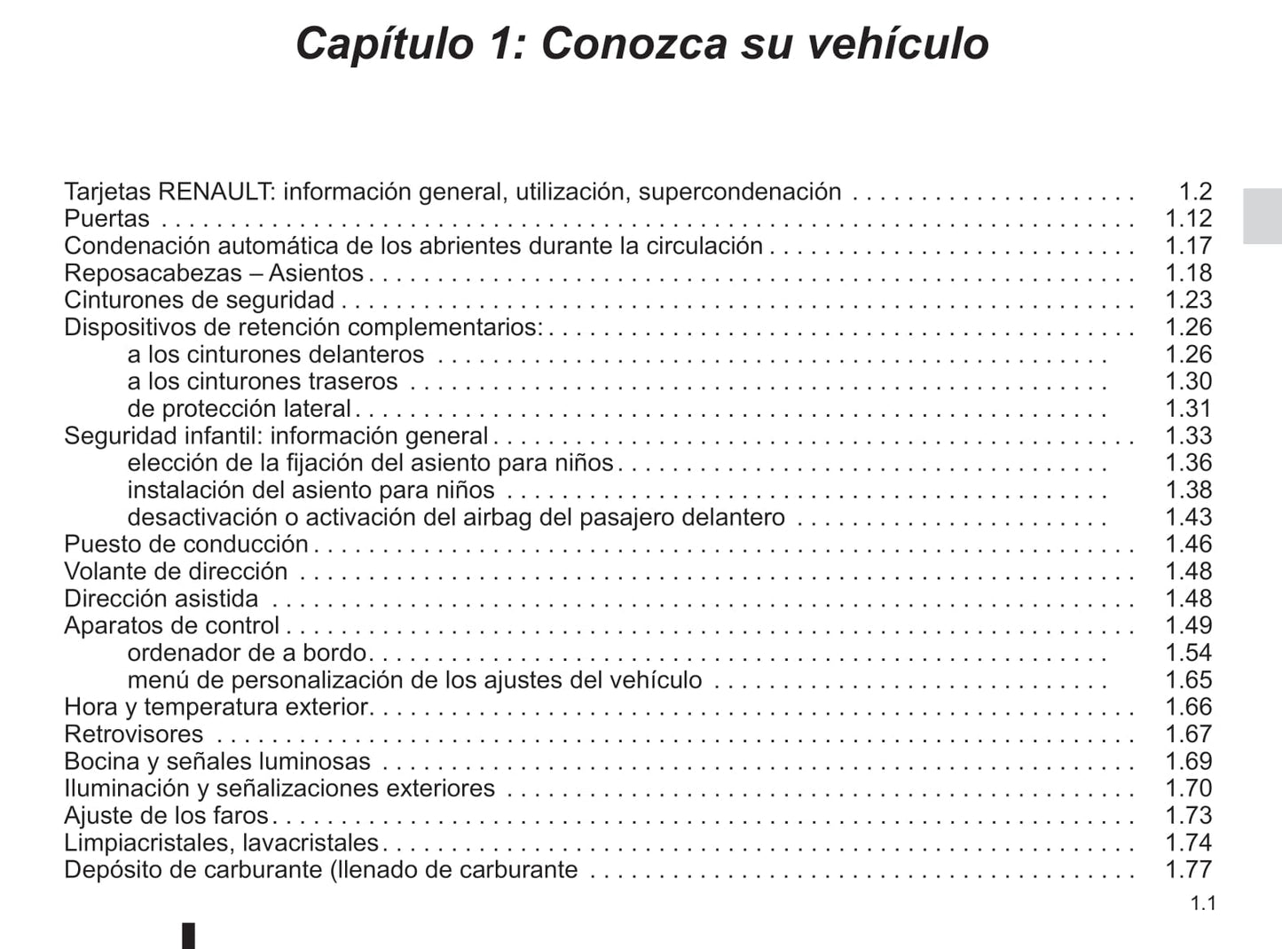 2014-2015 Renault Laguna/Laguna Coupé Owner's Manual | Spanish