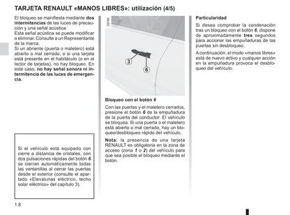 2014-2015 Renault Laguna/Laguna Coupé Owner's Manual | Spanish