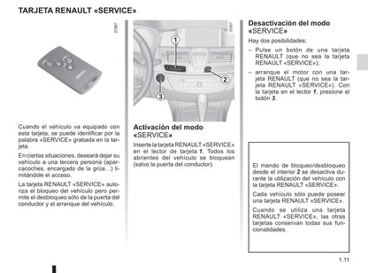 2014-2015 Renault Laguna/Laguna Coupé Owner's Manual | Spanish