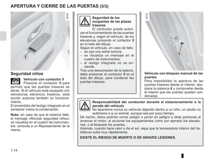 2014-2015 Renault Laguna/Laguna Coupé Owner's Manual | Spanish