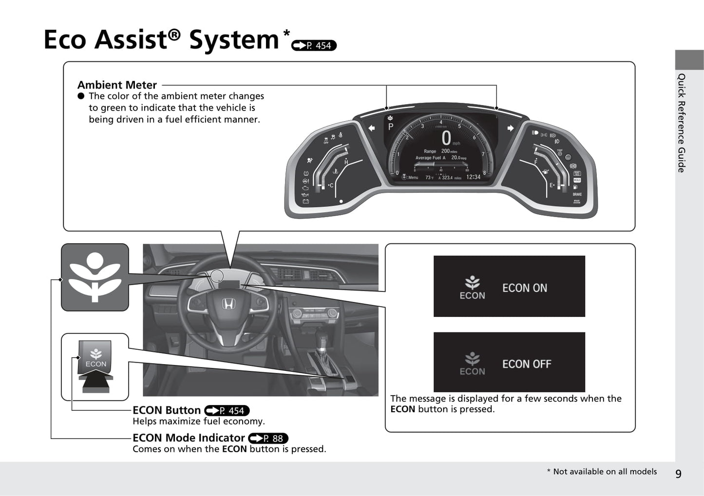 2019 Honda Civic Sedan Gasoline Owner's Manual | English