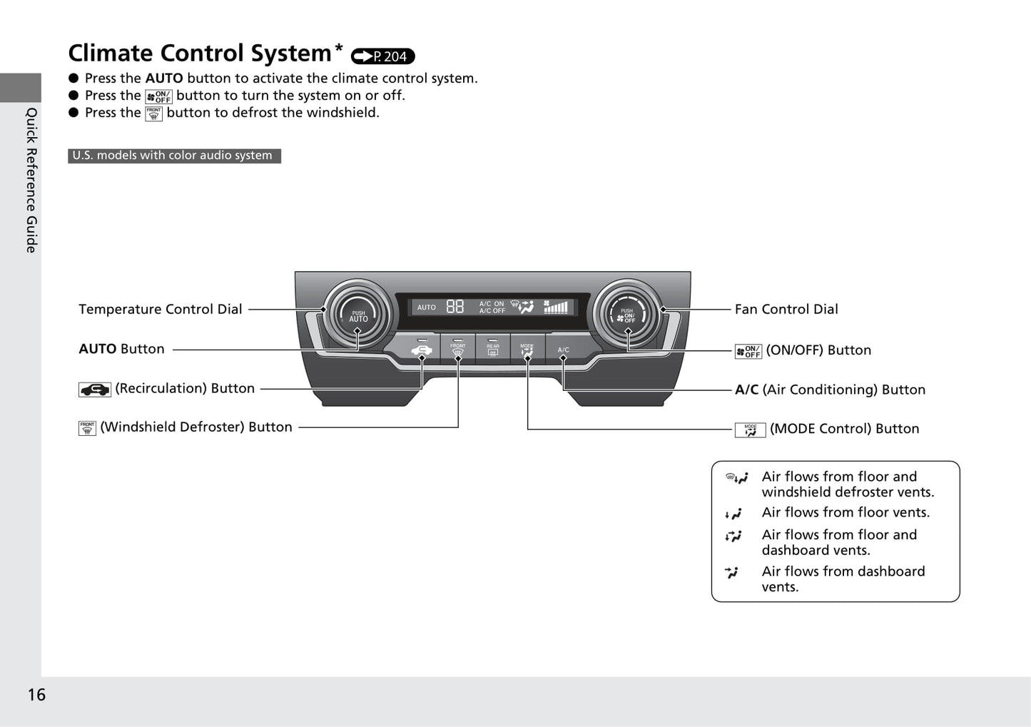 2019 Honda Civic Sedan Gasoline Owner's Manual | English