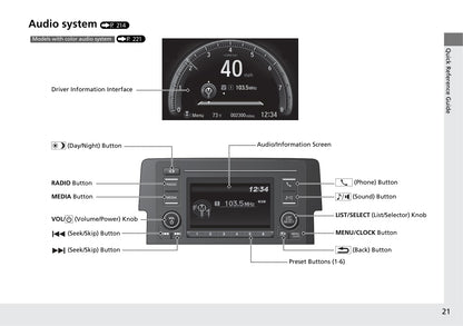 2019 Honda Civic Sedan Gasoline Owner's Manual | English