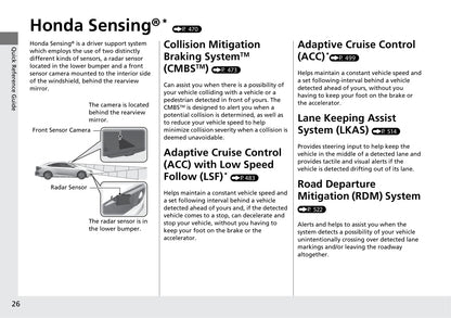 2019 Honda Civic Sedan Gasoline Owner's Manual | English