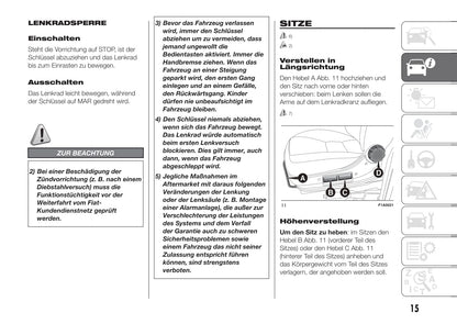 2015-2016 Fiat Ducato Owner's Manual | German