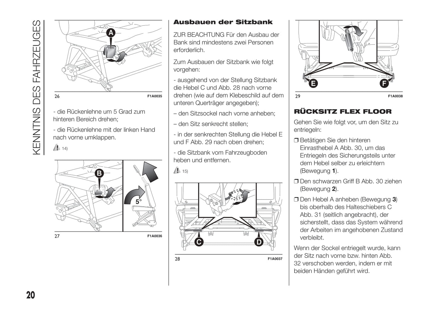 2015-2016 Fiat Ducato Owner's Manual | German