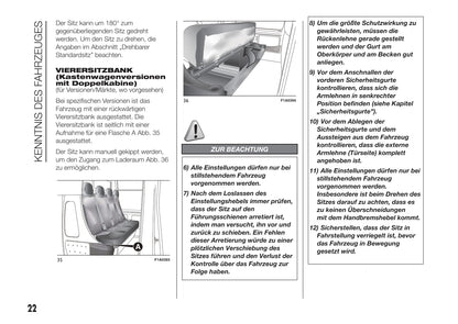 2015-2016 Fiat Ducato Owner's Manual | German