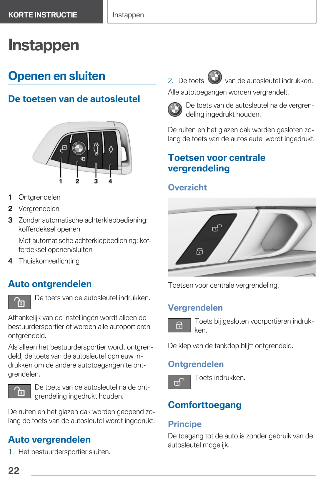 2021 BMW 4 Series Owner's Manual | Dutch