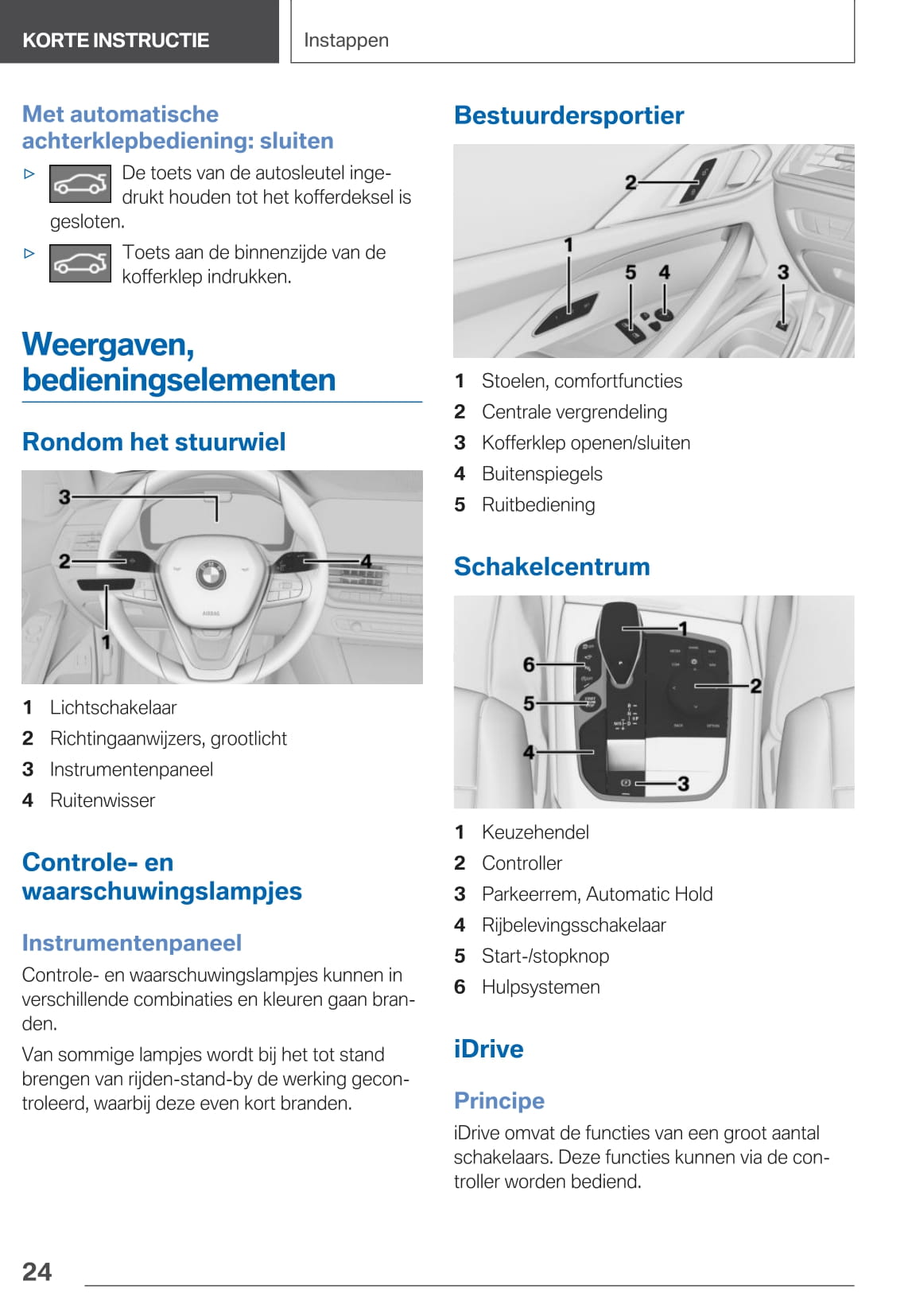 2021 BMW 4 Series Owner's Manual | Dutch