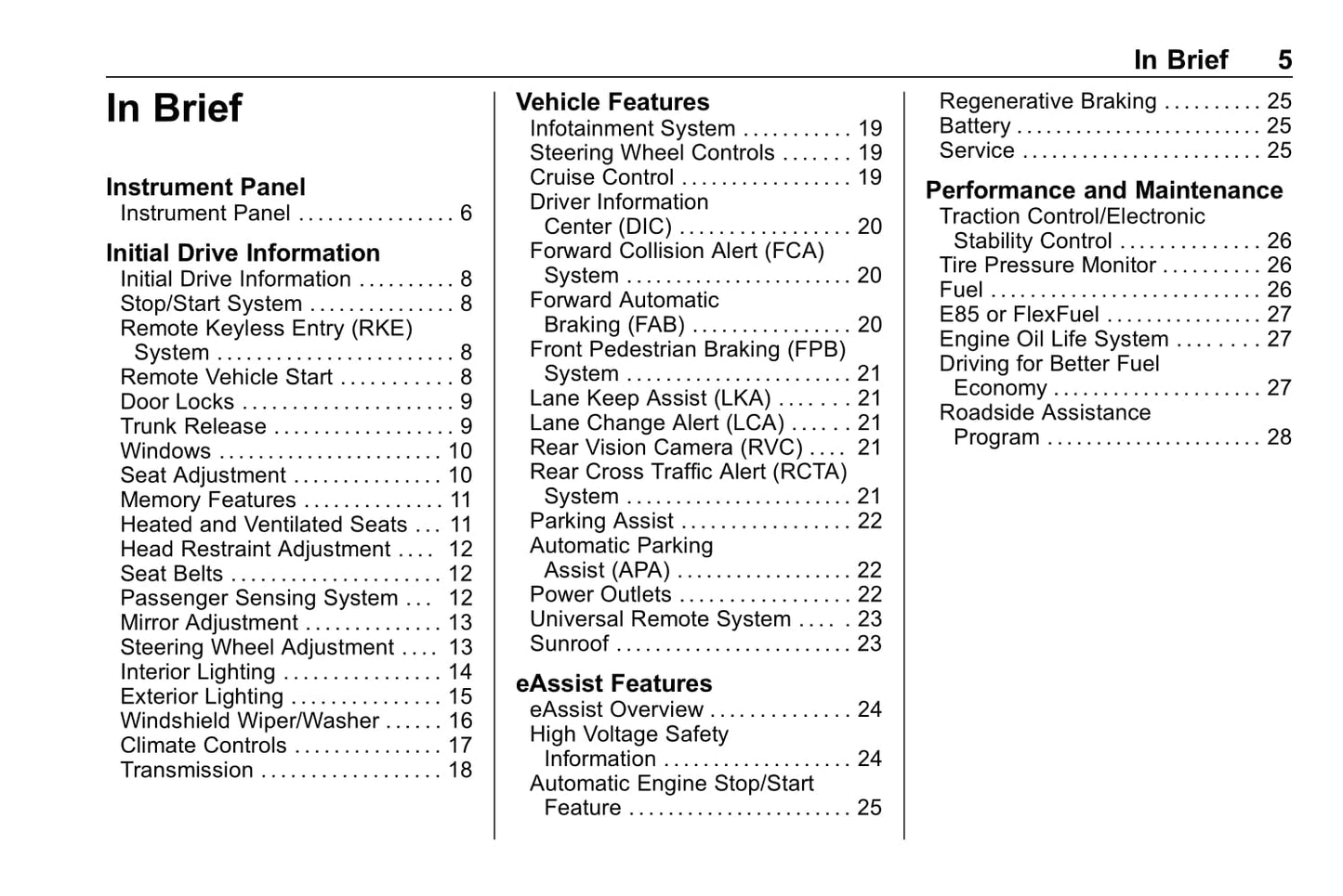 2020 Buick LaCrosse Owner's Manual | English