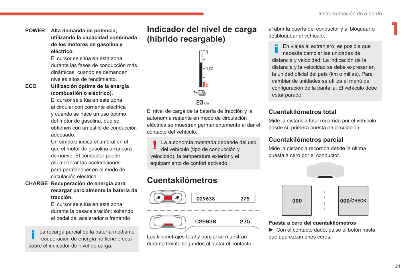 2020-2022 Citroën C5 Aircross Gebruikershandleiding | Spaans