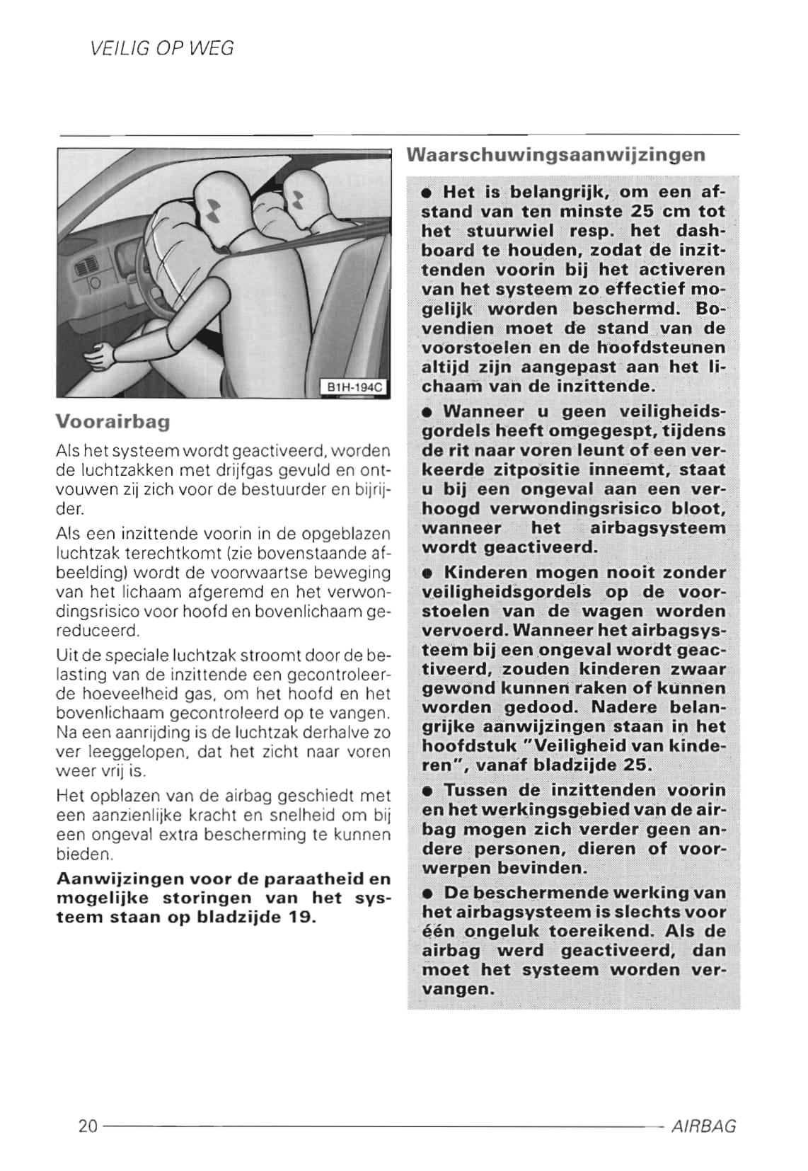 1999-2001 Volkswagen Polo Gebruikershandleiding | Nederlands