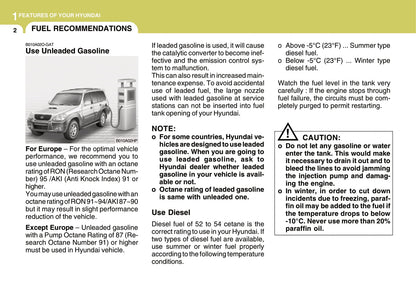 2006-2007 Hyundai Terracan Gebruikershandleiding | Engels