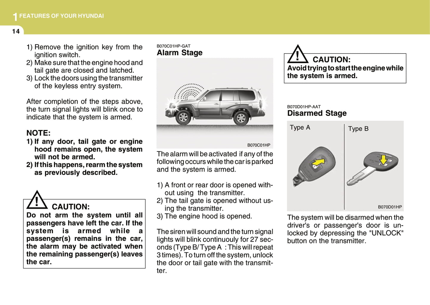 2006-2007 Hyundai Terracan Gebruikershandleiding | Engels