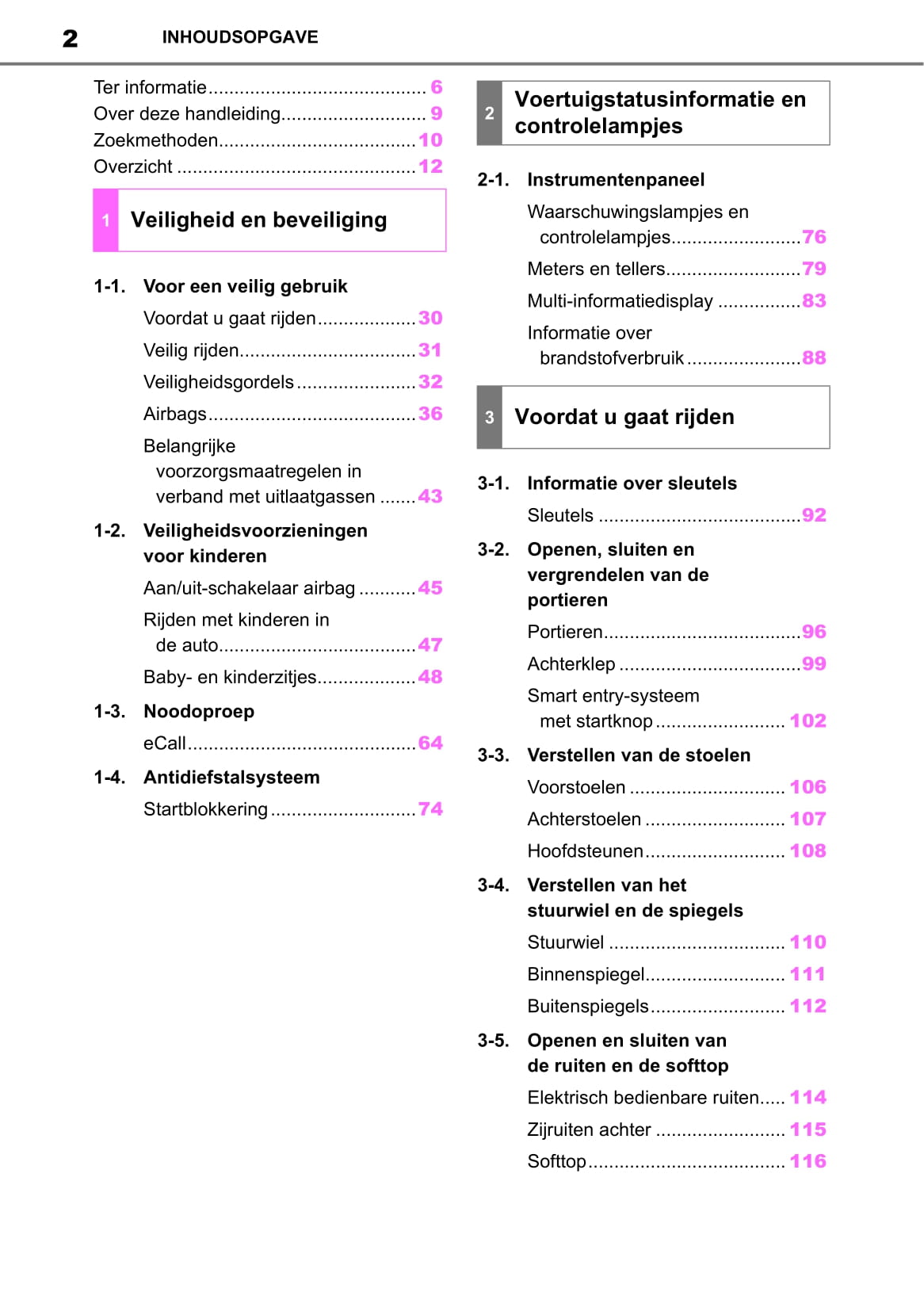 2022-2023 Toyota Aygo X Owner's Manual | Dutch