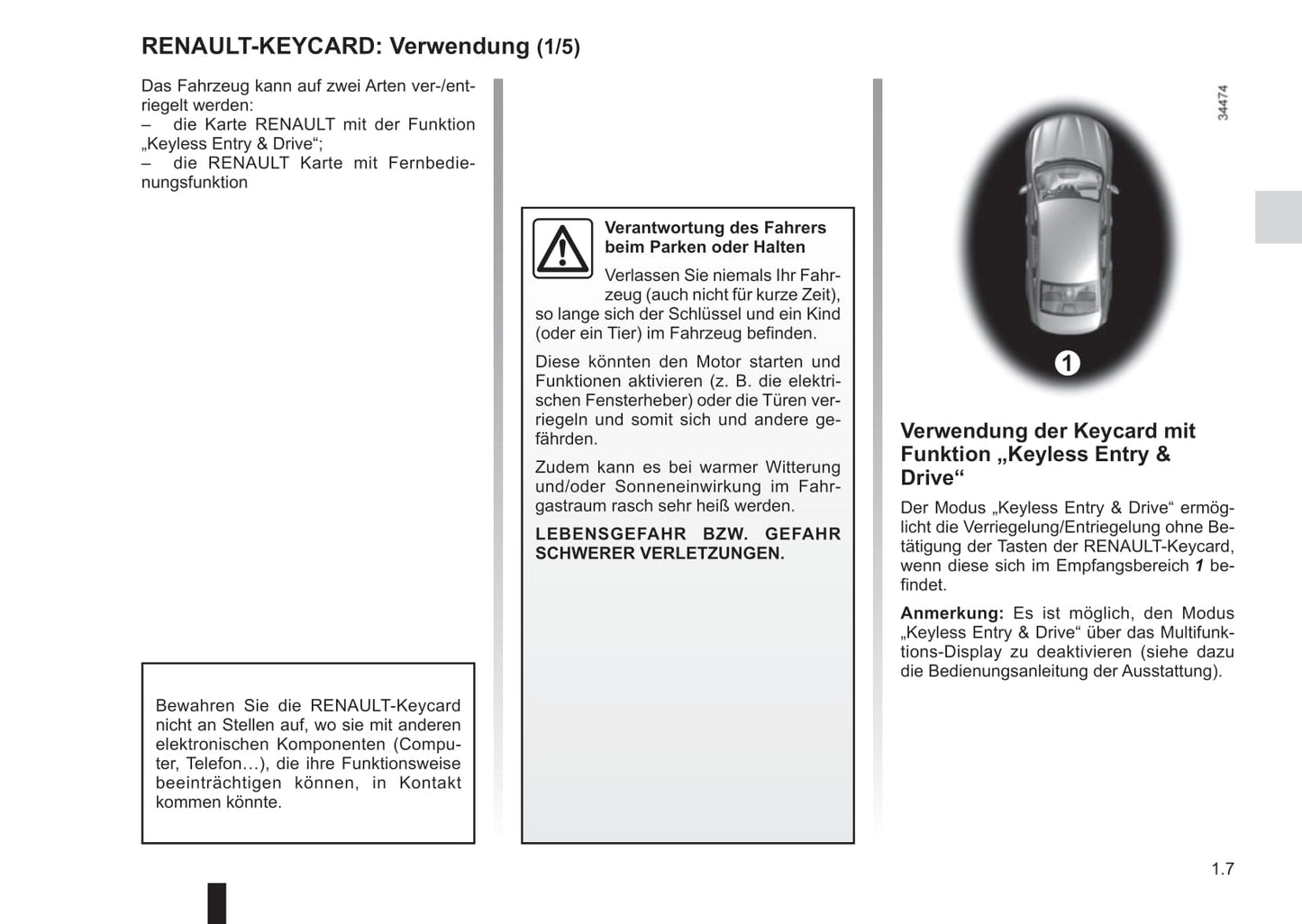 2016-2018 Renault Talisman Owner's Manual | German