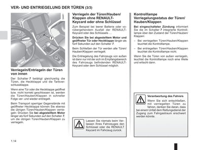 2016-2018 Renault Talisman Owner's Manual | German