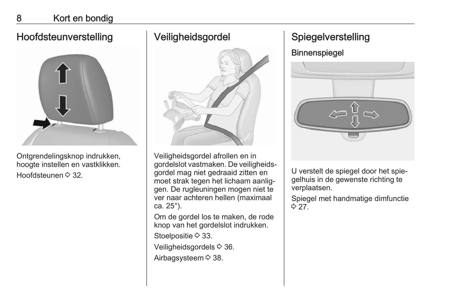 2018-2019 Opel Karl Bedienungsanleitung | Niederländisch