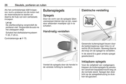 2018-2019 Opel Karl Bedienungsanleitung | Niederländisch