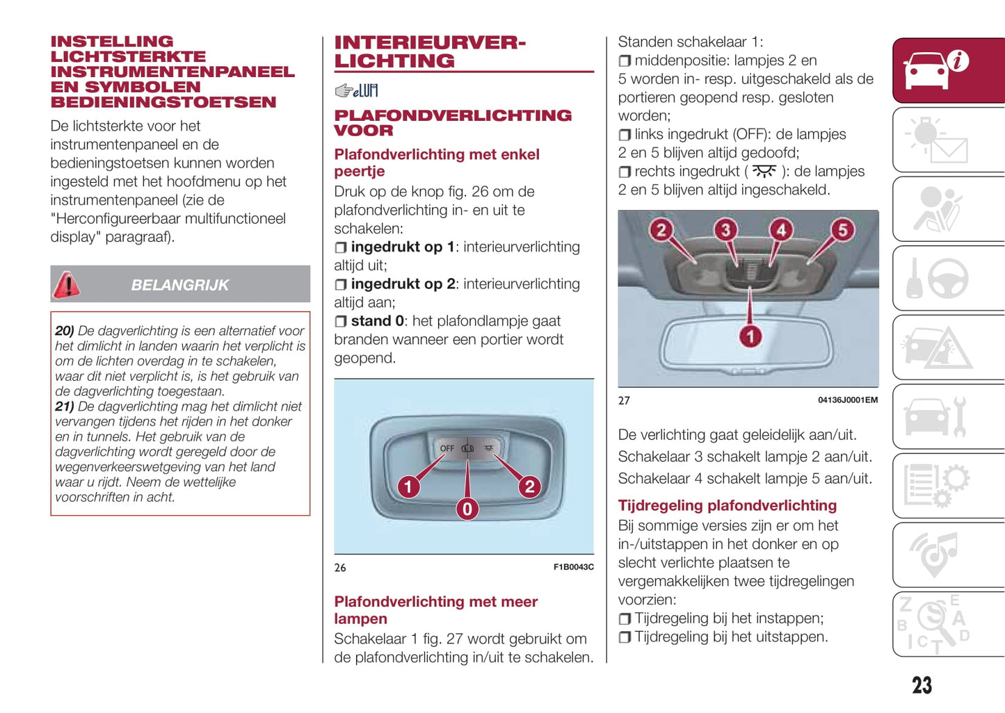 2015-2017 Fiat Tipo Manuel du propriétaire | Néerlandais