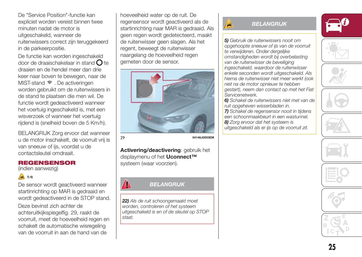 2015-2017 Fiat Tipo Manuel du propriétaire | Néerlandais