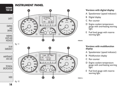 2013-2014 Fiat Ducato Owner's Manual | English