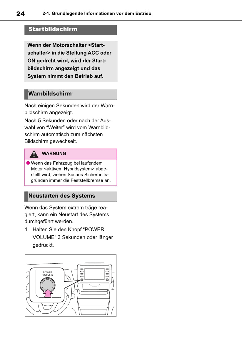 Toyota Yaris Cross Navigation / Multimedia Bedienungsanleitung 2021 - 2023