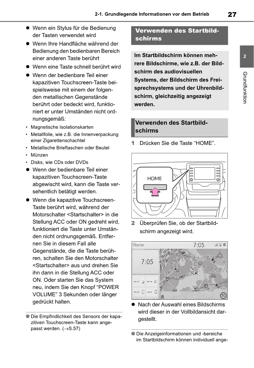 Toyota Yaris Cross Navigation / Multimedia Bedienungsanleitung 2021 - 2023