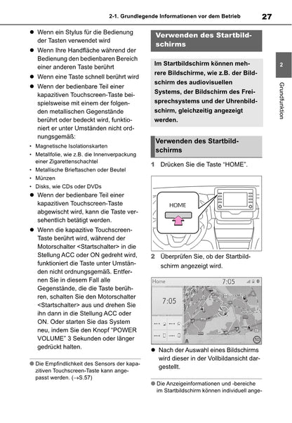 Toyota Yaris Cross Navigation / Multimedia Bedienungsanleitung 2021 - 2023