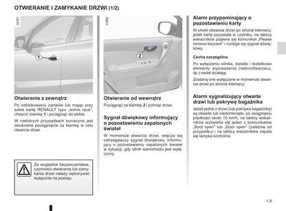 2012-2013 Renault Koleos Owner's Manual | Polish