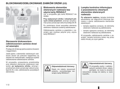 2012-2013 Renault Koleos Owner's Manual | Polish