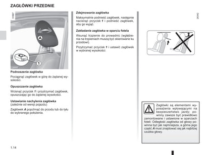 2012-2013 Renault Koleos Owner's Manual | Polish