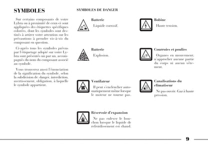 2001-2005 Lancia Lybra Gebruikershandleiding | Frans