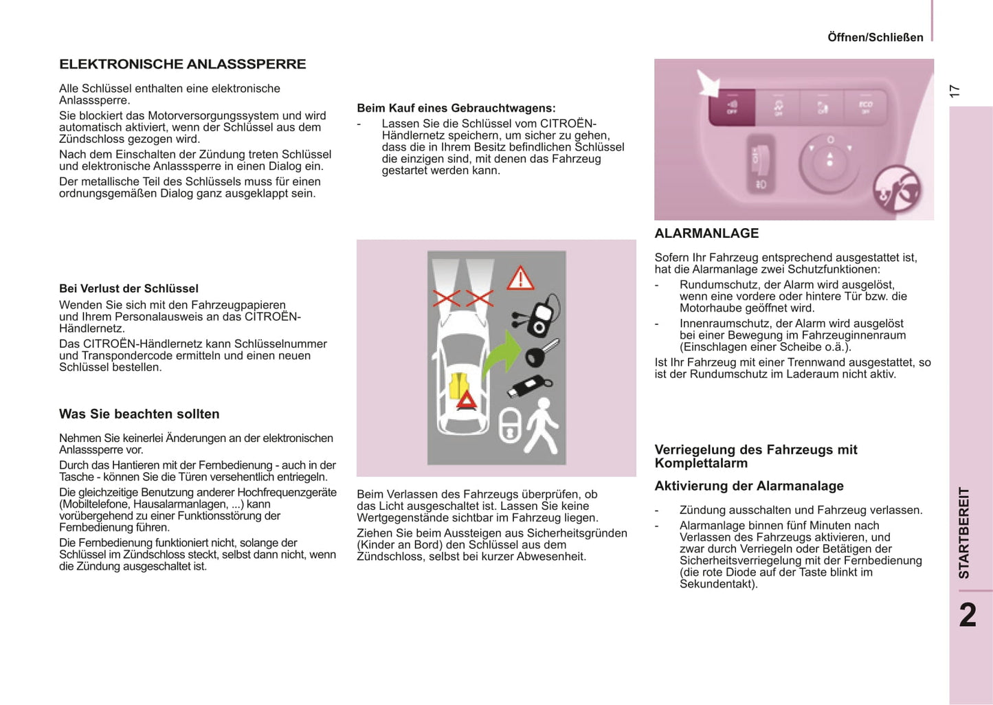 2014-2015 Citroën Berlingo Owner's Manual | German