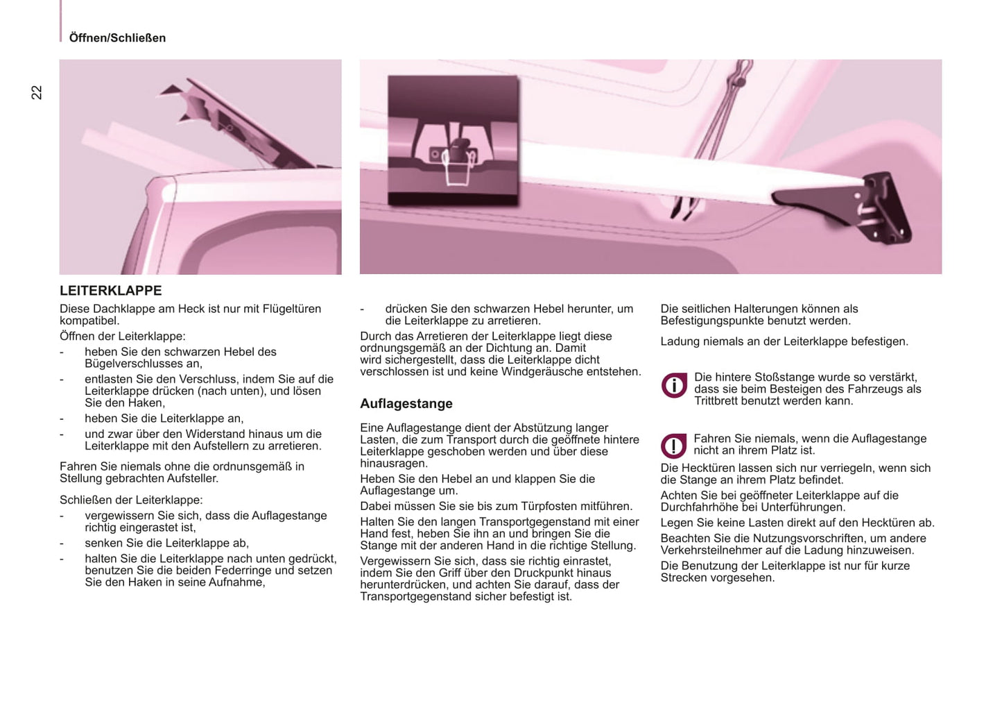 2014-2015 Citroën Berlingo Owner's Manual | German