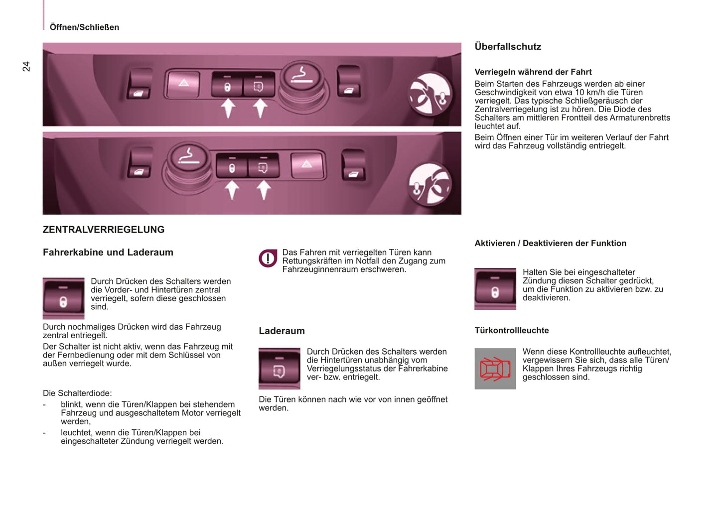 2014-2015 Citroën Berlingo Owner's Manual | German