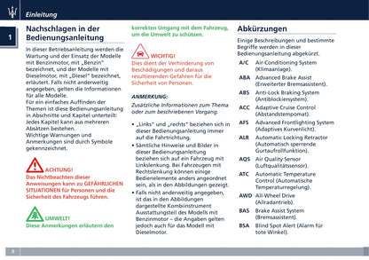 2016-2020 Maserati Levante Bedienungsanleitung | Deutsch