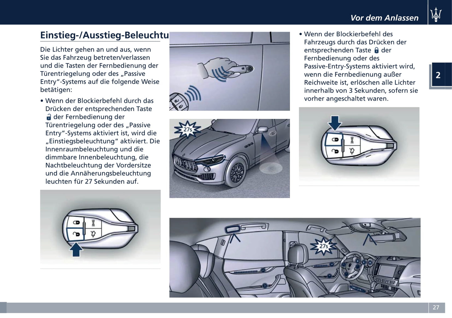 2016-2020 Maserati Levante Bedienungsanleitung | Deutsch