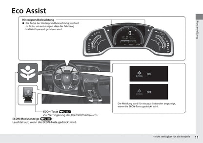 2017-2022 Honda Civic Manuel du propriétaire | Allemand