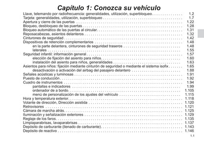 2021-2022 Renault Kangoo Owner's Manual | Spanish