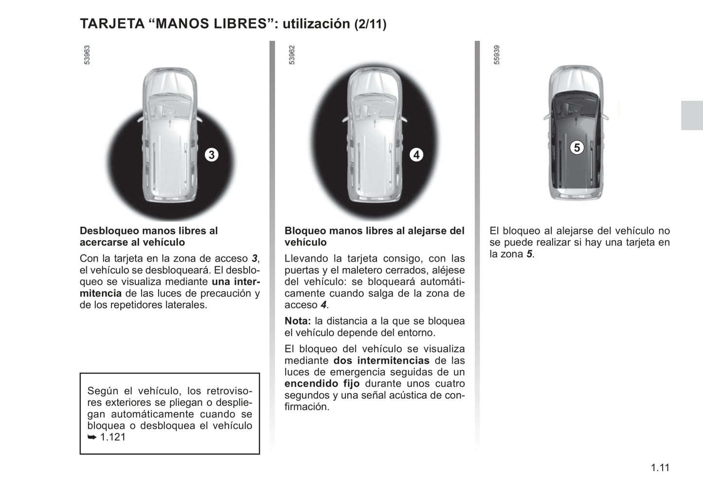 2021-2022 Renault Kangoo Owner's Manual | Spanish